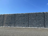 福井県｜フェンスとしてのガビオン活用